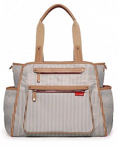 Сумка для мамы на коляску в полоску (Skip Hop, SH 216010veg)